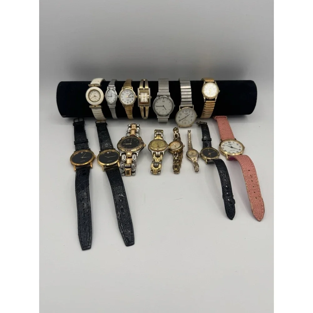 Mixed Brands‎ Men & Woman's Watches Lot Of 15 For Parts Or Repair